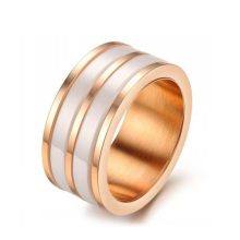 fashion High-tech Ceramic stainless steel wedding rings